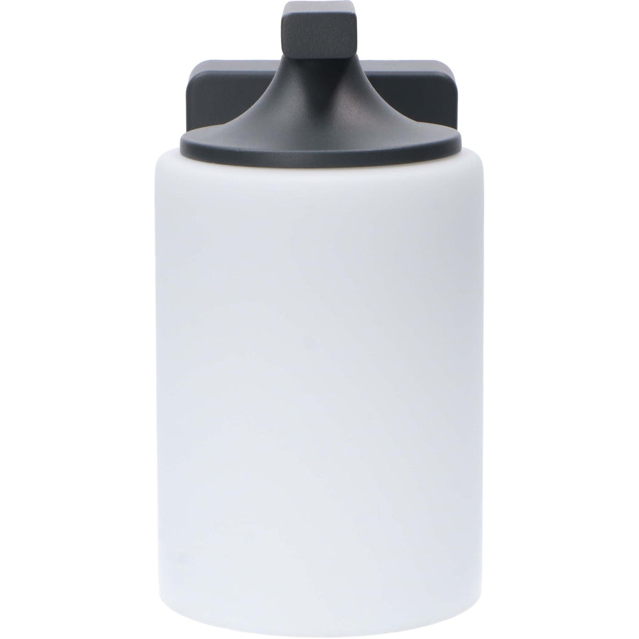 LED's Light LED Wall Lamp Milky with E27 fitting - IP44 - Model Noto - Anthracite - LED.nl