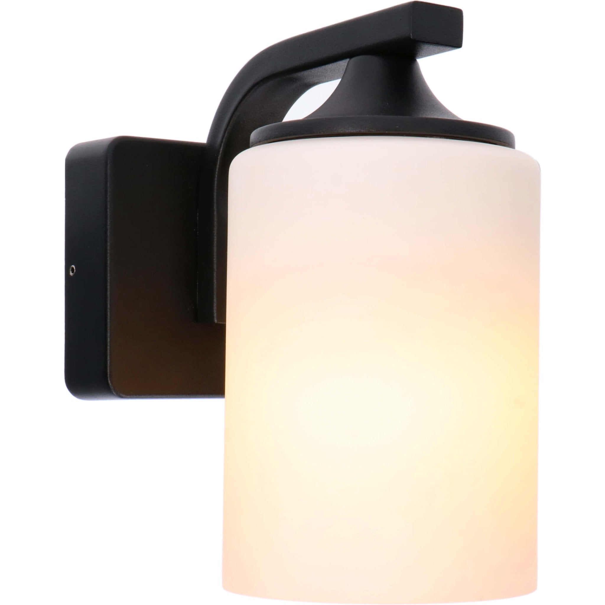 LED's Light LED Wandlamp Milky met E27 fitting - IP44 - Model Noto - Antraciet Wandlampen LED.nl