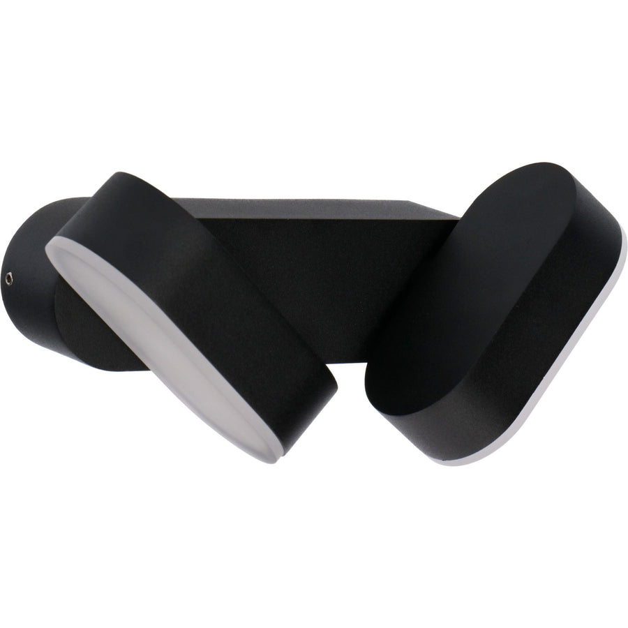LED's Light Double LED Outdoor Lamp - Model Rieti - Warm white - IP44 waterproof - Black - LED.nl