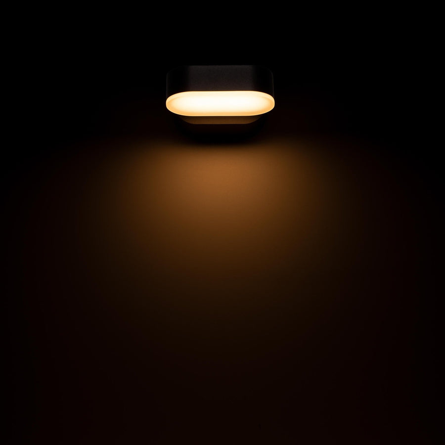 LED's Light LED-Außenleuchte - Modell Rieti - Warmweiß - IP44 wasserdicht - Schwarz - lidstore.shop