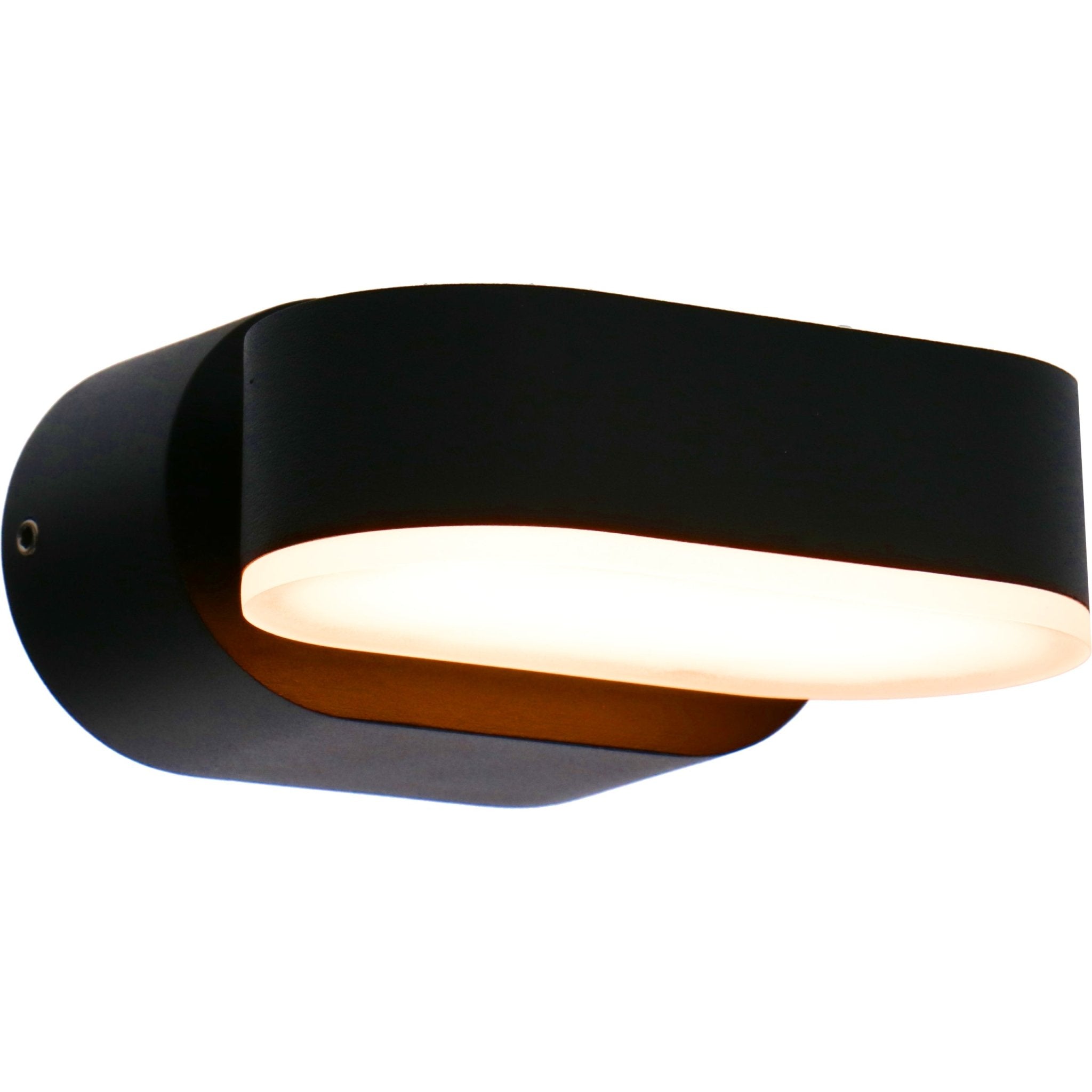 2 pack LED's Light LED Buitenlamp - Model Rieti - Warm wit - IP44 waterbestendig - Zwart Wandlampen LED.nl