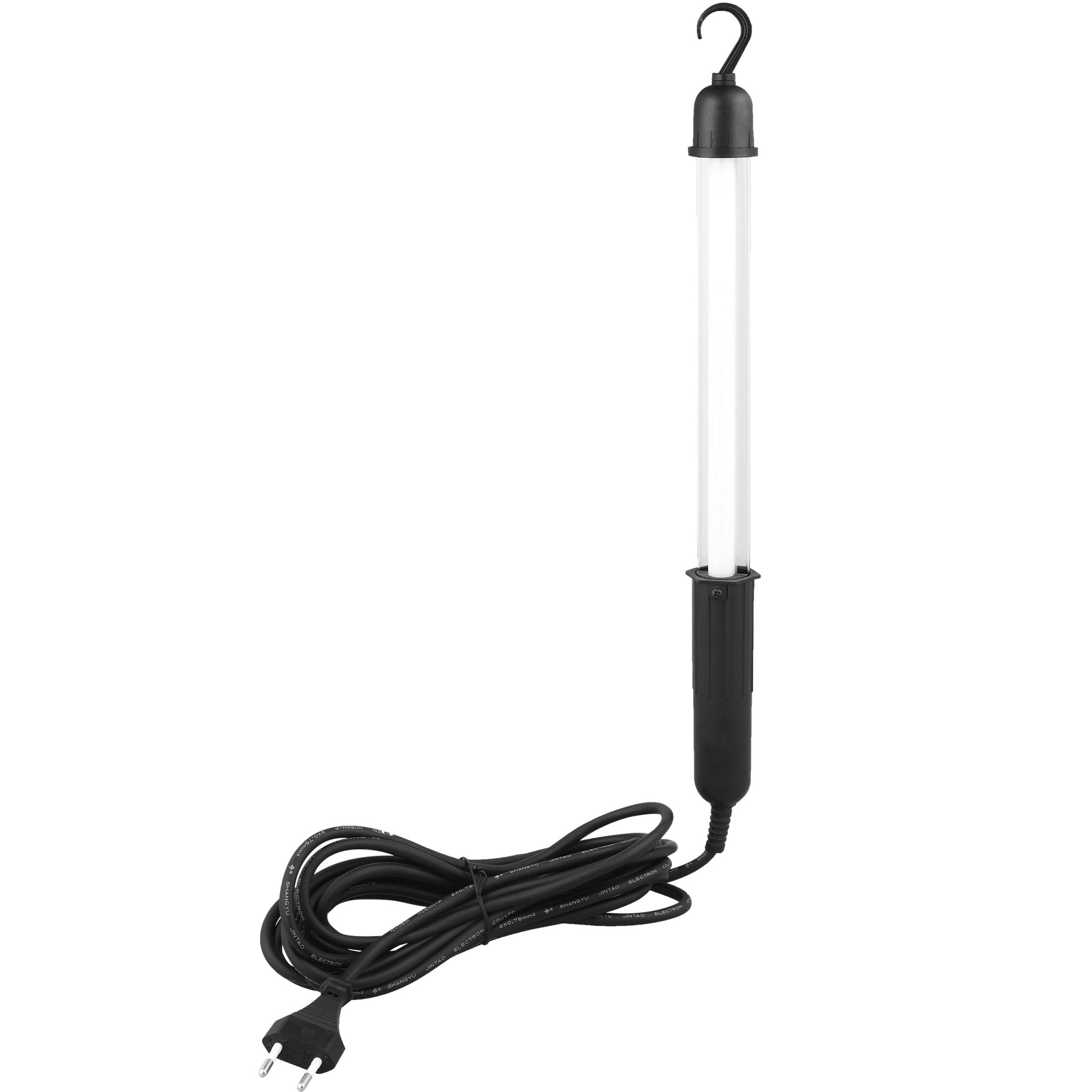LED's Work Draagbare Werklamp 350 - 5 meter snoer - Inspectielamp met haak - Zwart Werklampen LED.nl