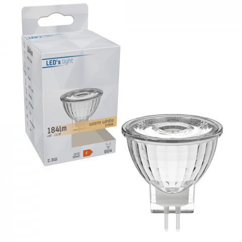 LongLife LED Lampe GU4 - MR11 - Warmweißes Licht - 2W ersetzt 20W - lidstore.shop