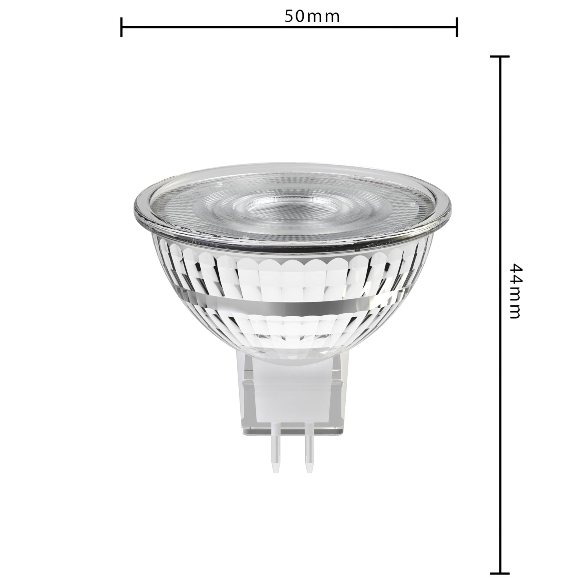 LongLife LED Lamp GU5.3 - 12V - MR16 Spot - Warm wit - 4W vervangt 35W Spotjes LED.nl