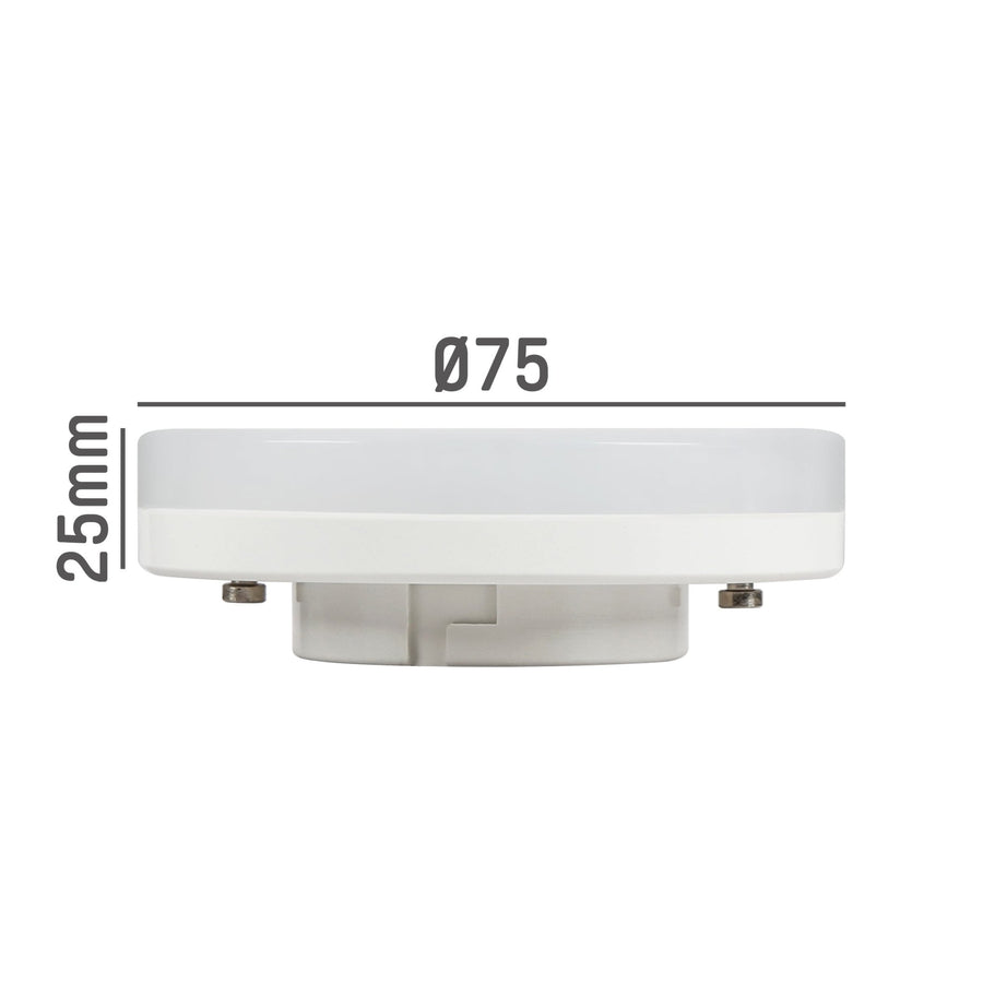 LED-Lampe mit GX53-Fassung - Dimmbares kaltweißes Licht - 6W/48W - lidstore.shop