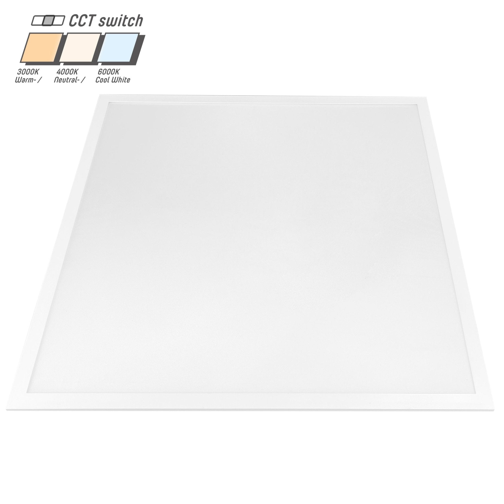 LongLife LED Paneel 60 x 60 cm - Lichtkleur dimbaar van warm naar koud wit - 130 lm/w Panelen LED.nl