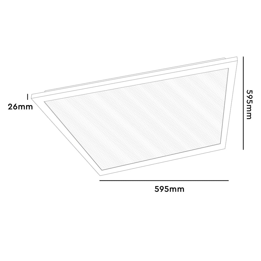 LED's Light LED Panel 60 x 60 cm - Square - Cool white (4000K) - 4000 Lumen - 40W - LED.nl