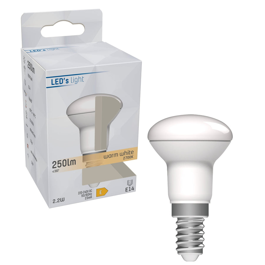 LongLife LED Reflector Lamp E14 - R39 Reflector - Warm white - 2.2W replaces 25W - LED.nl