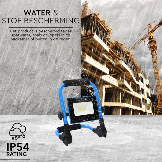 LED's Light Basic Work Lamp 700 - Rechargeable with battery - Compact and foldable - IP54 - LED.nl