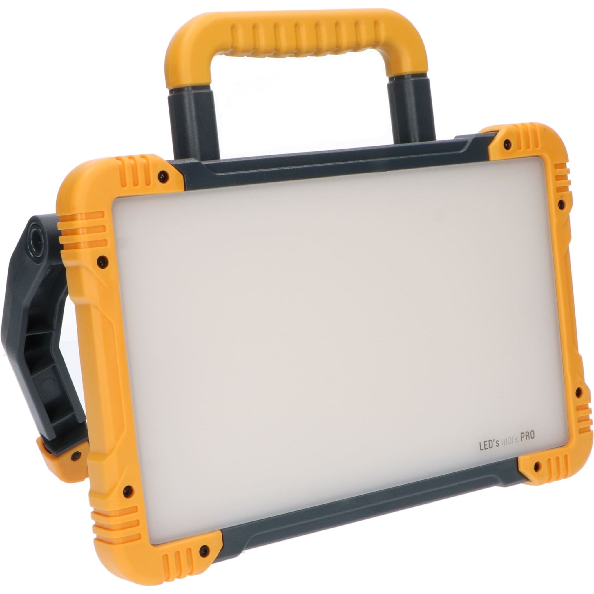 Oplaadbare Premium LED bouwlamp 30W – Zowel op netstroom als accu te gebruiken – Dimbaar in 3 standen – 3000 lumen – IP54 Bouwlampen LED.nl