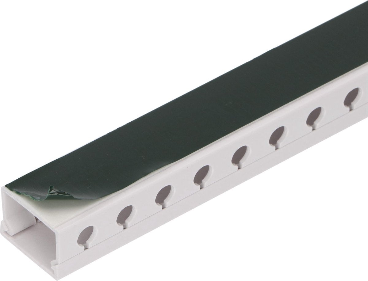 OrgaNice Kabelgoten Set - Zelfklevende organiser voor Bureau & TV - Wit Snoeren LED.nl