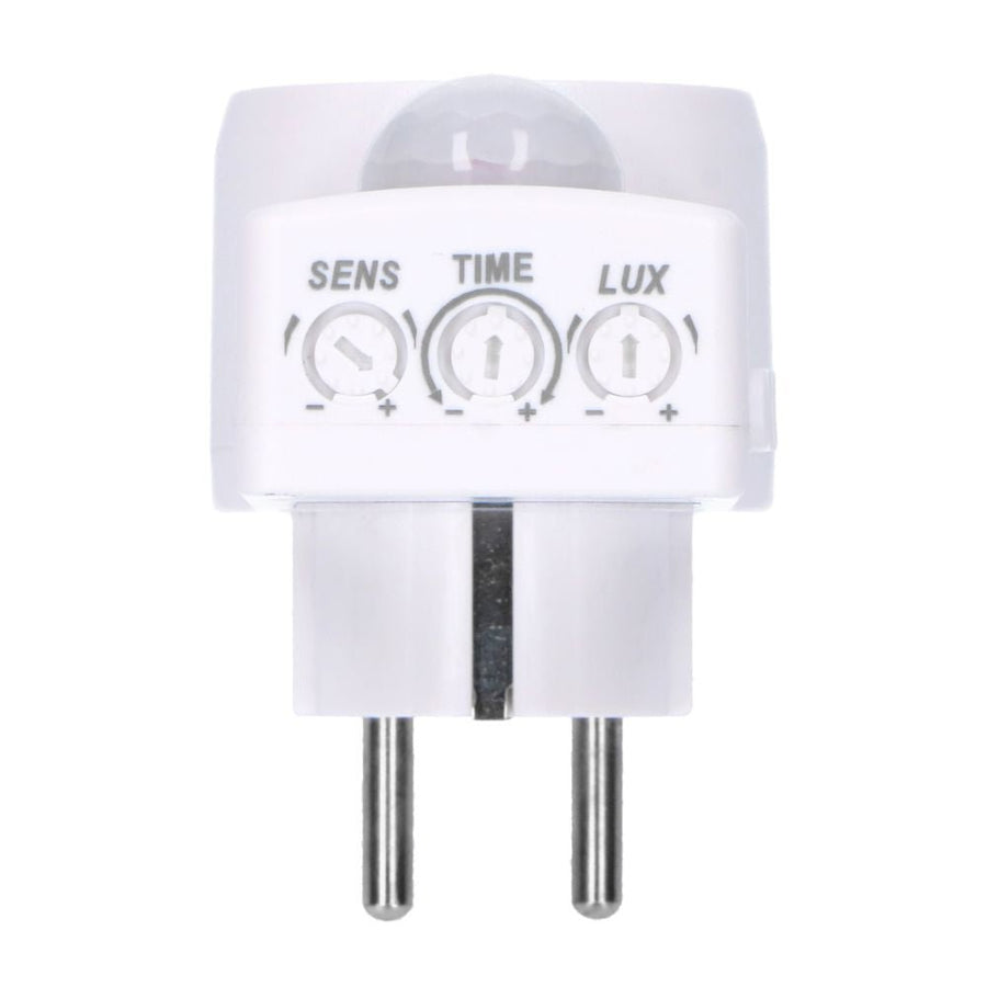 LED's Light plug-in Motion Sensor with Socket - 10 meter range - Incl. daylight sensor - LED.nl