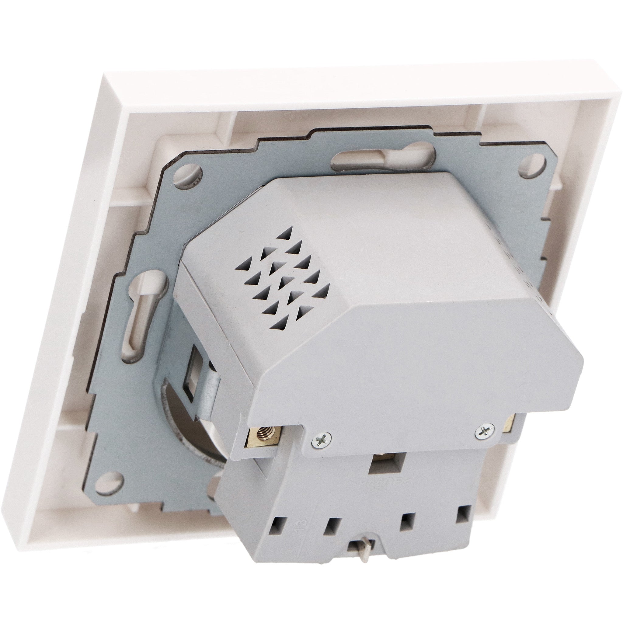 ProCharge Wandcontactdoos met USB-C en USB snelladers - Universeel - Wit - RAL9010 Stekkers LED.nl