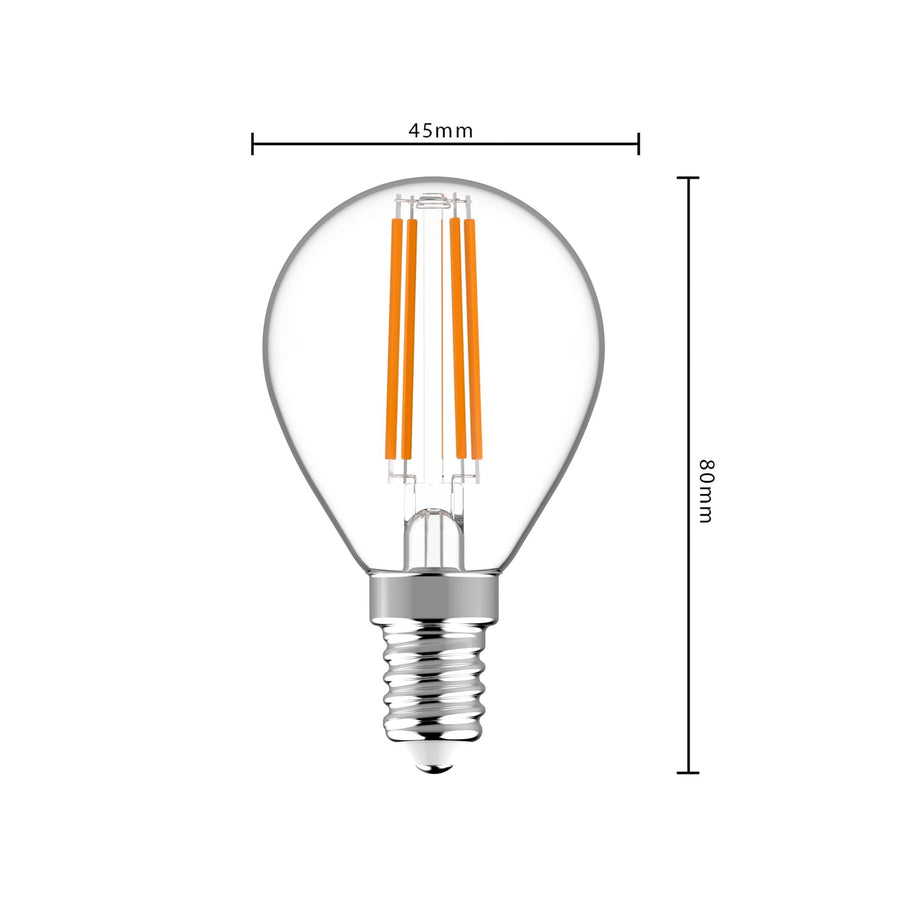 Dimmable LED Lamp E14 - Dimmable warm white light - 470 lm - LED.nl