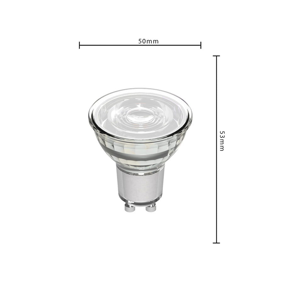 ProDim LED GU10 Spot - Clear - Dimmable warm white light - 4W replaces 50W - LED.nl