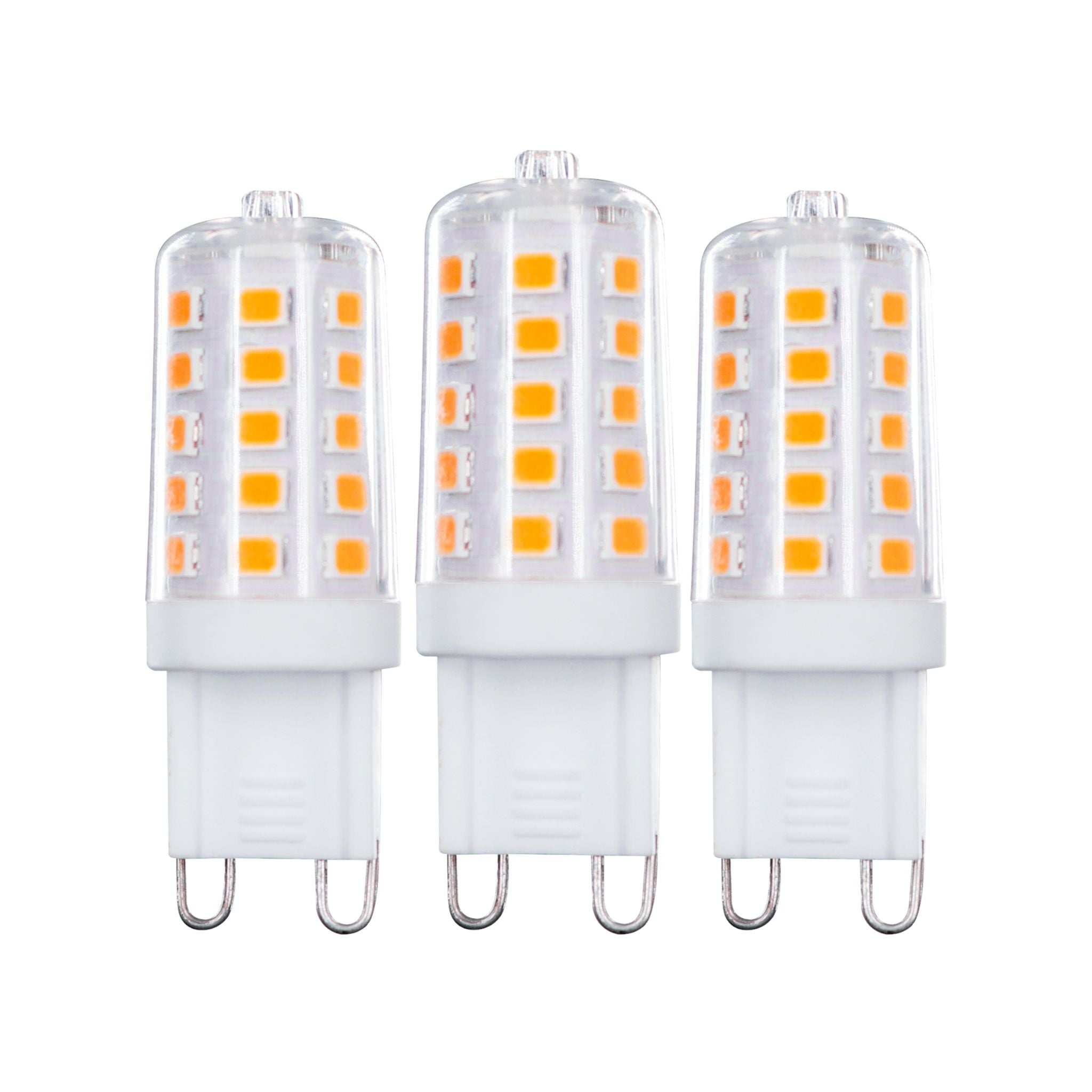 ProDim LED Steeklamp G9 - Dimbaar warm wit licht - 220-240V - 3.5W (28W) - 3 lampjes Dimbare steeklampjes LED.nl