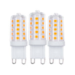 ProDim LED Steeklamp G9 - Dimbaar warm wit licht - 220-240V - 3.5W (28W) - 3 lampjes Dimbare steeklampjes LED.nl