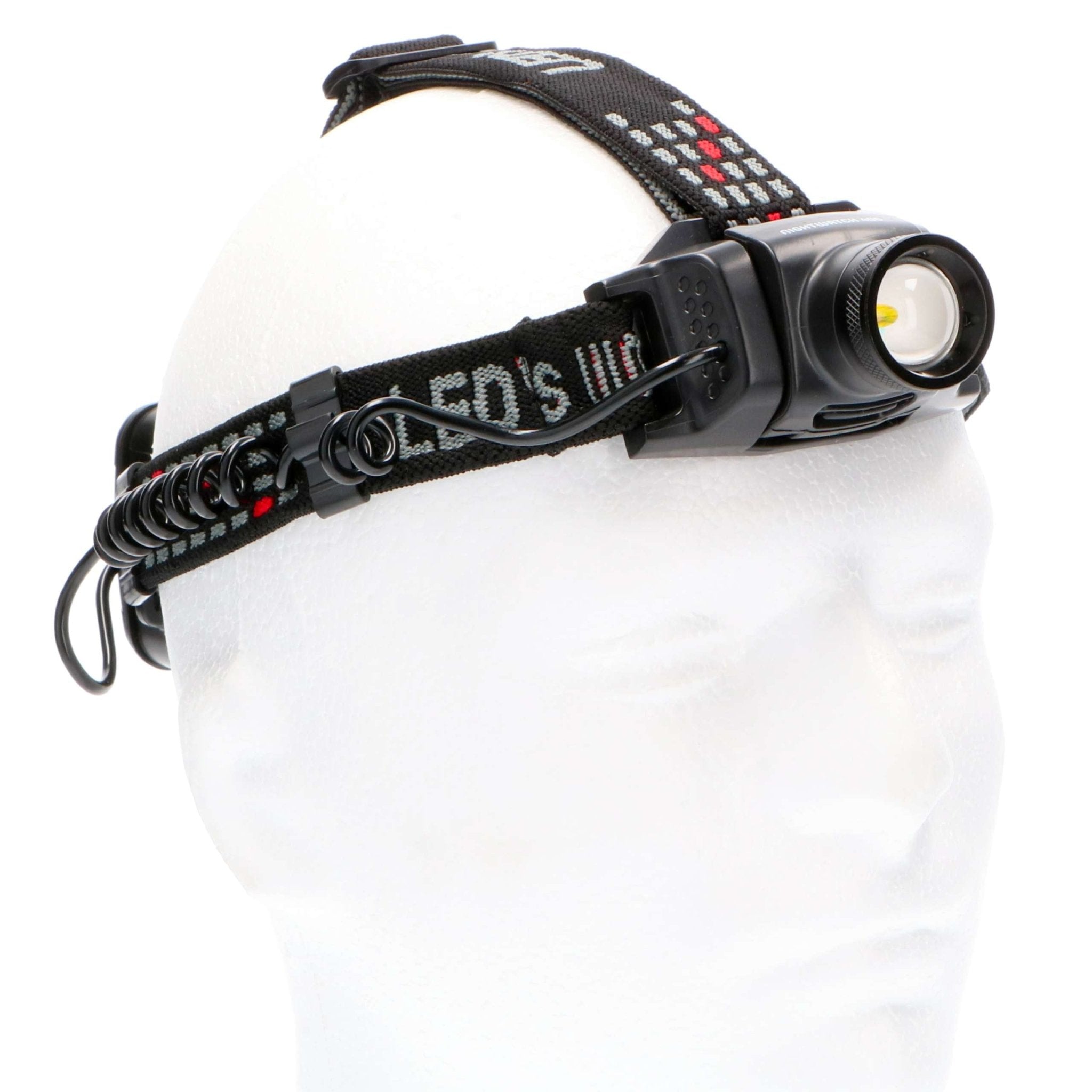 LED's Work Hoofdlamp op batterijen - Met zoomfunctie - Dimbaar - IP44 waterdicht - 400 Lumen Hoofdlampen LED.nl