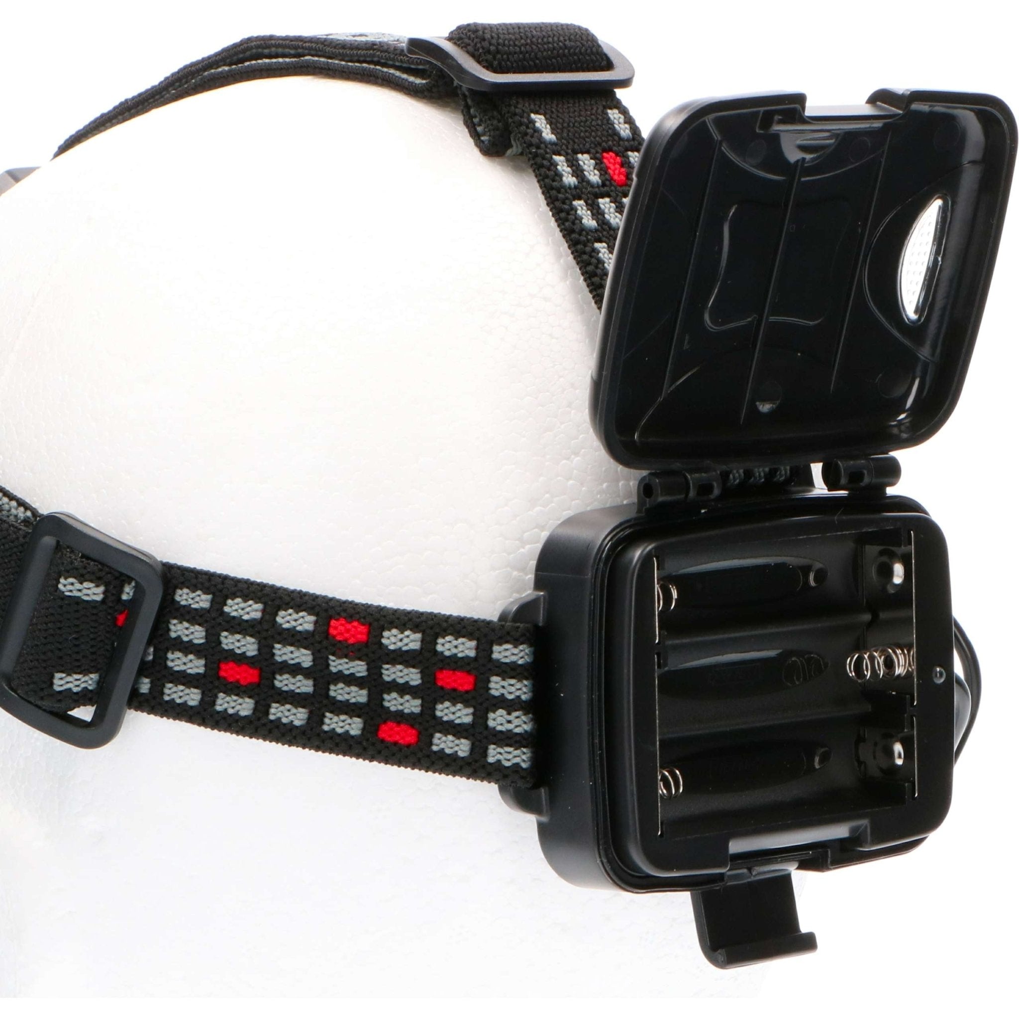 LED's Work Hoofdlamp op batterijen - Met zoomfunctie - Dimbaar - IP44 waterdicht - 400 Lumen Hoofdlampen LED.nl