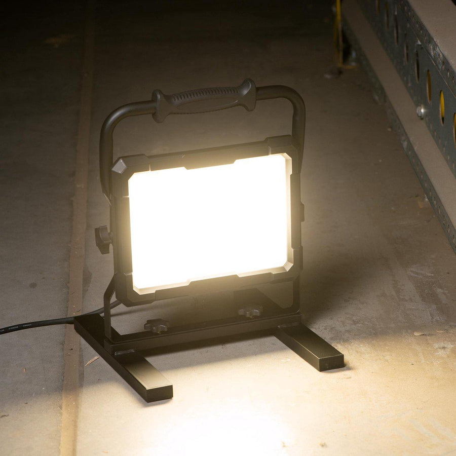 LED's Work Professionelle LED-Bauleuchte 13000 - Im harten Einsatz getestet - 5 Meter Kabel - 150 W - IP65 - lidstore.shop