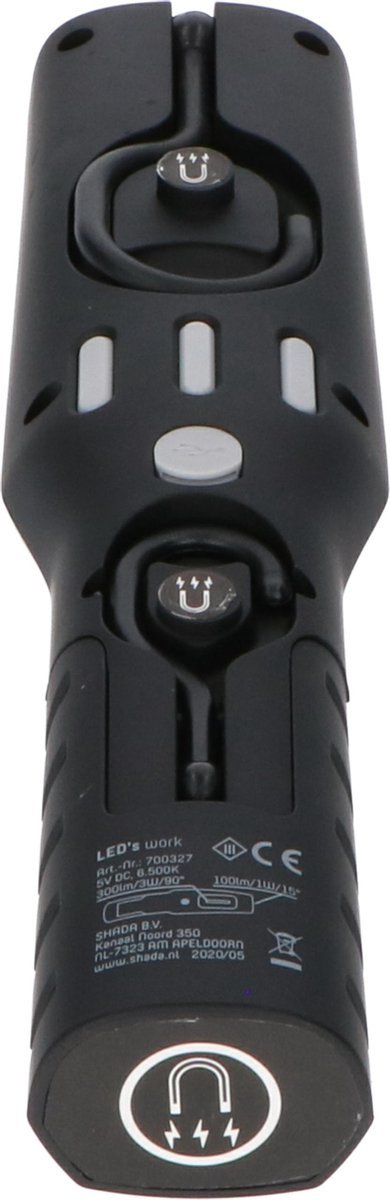 LED's Work Looplamp on Battery 300 - Wiederaufladbar &amp; kabellos - 2 Lichtpunkte - lidstore.shop