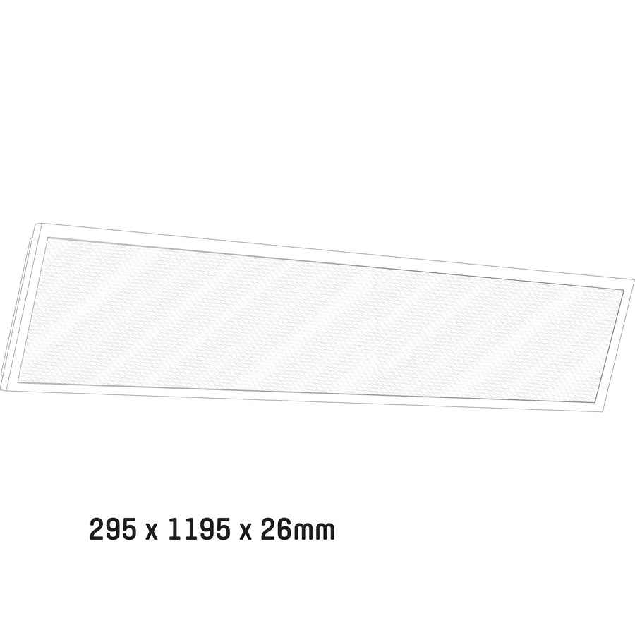 LED's Light LED Panel 30 x 120 cm - Rectangular - Cool white (4000K) - 4000 Lumen - 40W - LED.nl