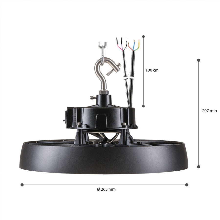Proventa Probay LED High Bay 200W - Energielabel A - Für hohe Decken - 36000 lm - lidstore.shop