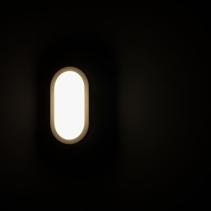 Proventa Outdoor LED Bull Eye Außenleuchte - Wandleuchte Modell Oval für den Außenbereich - lidstore.shop