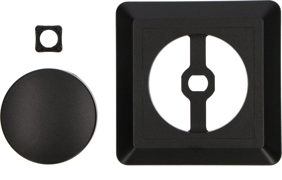 Proventa Premium LED-Dimmer komplett mit Abdeckrahmen – Universell für alle dimmbaren Leuchtmittel – Schwarz - lidstore.shop