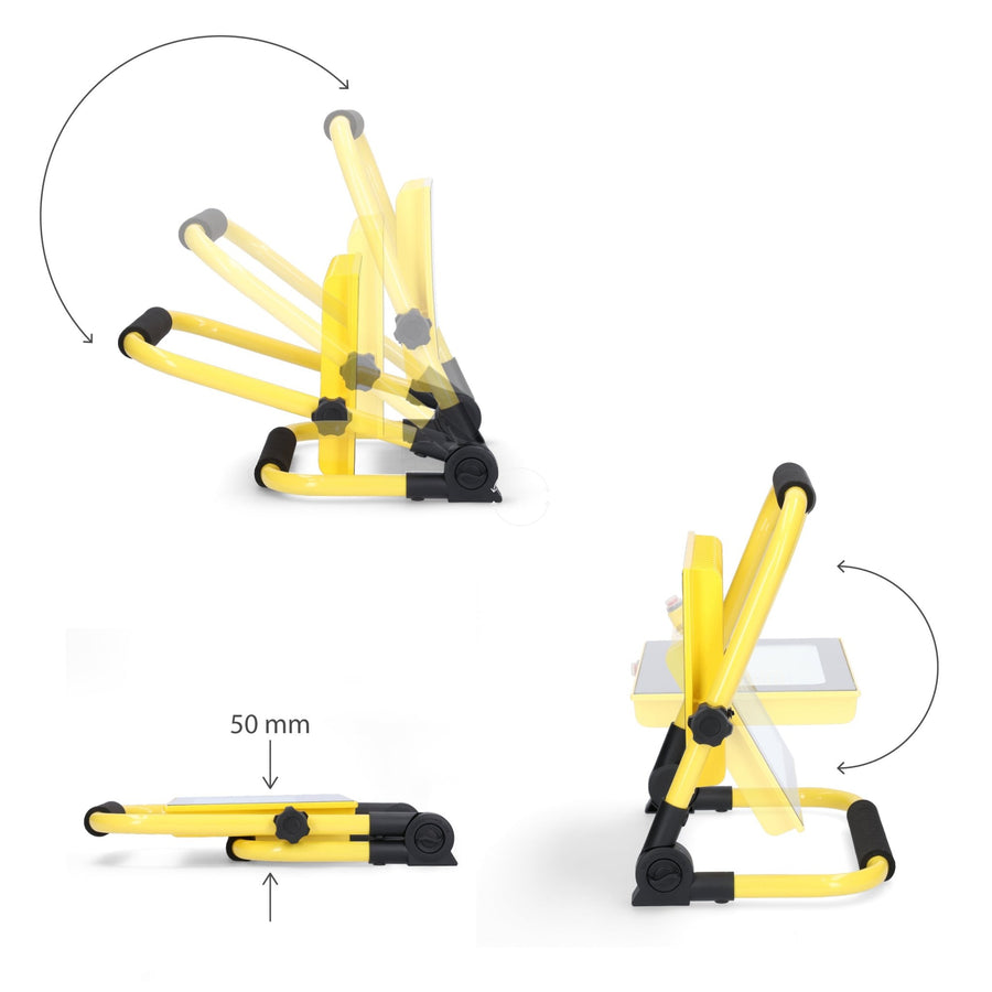 LED's Work Construction Lamp 1400 - Foldable &amp; Rotatable - Dust and water resistant - 20W - LED.nl