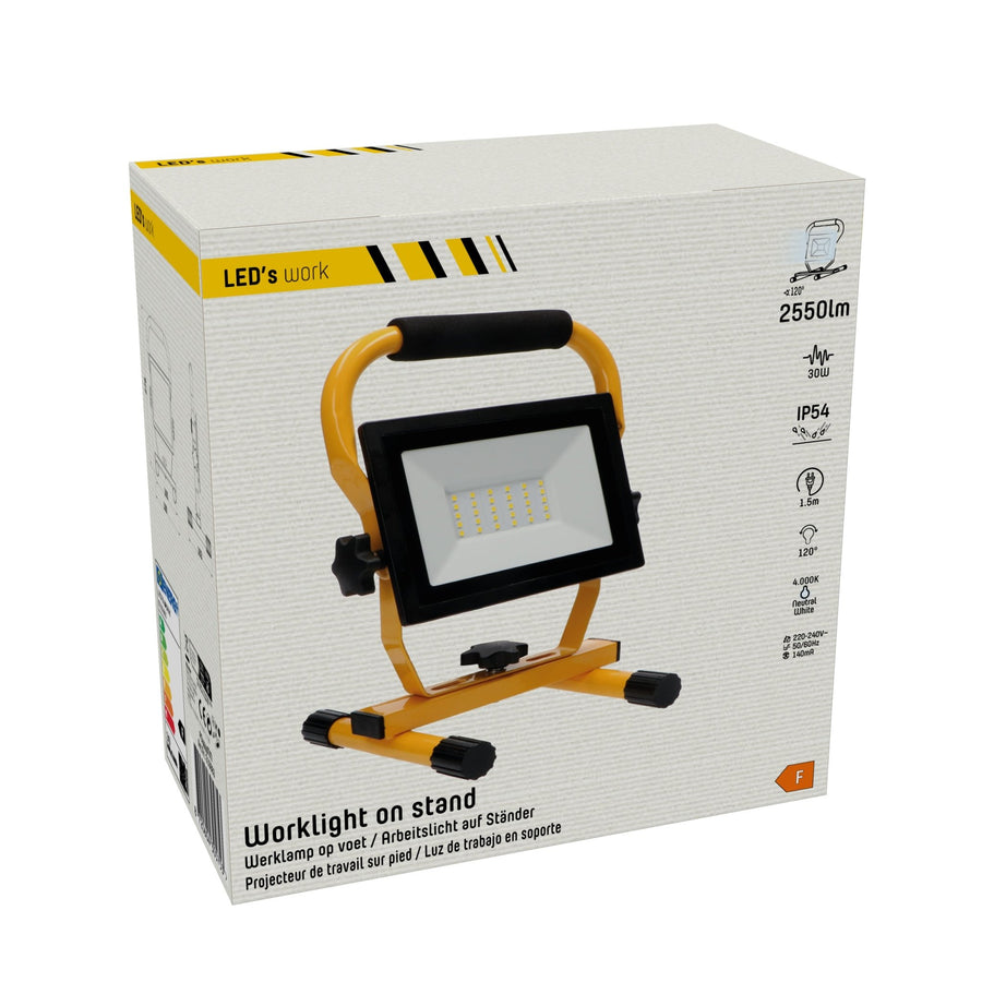 ProWork LED Construction Lamp - Foldable &amp; Rotatable - Dust and water resistant - 2550 lm - LED.nl