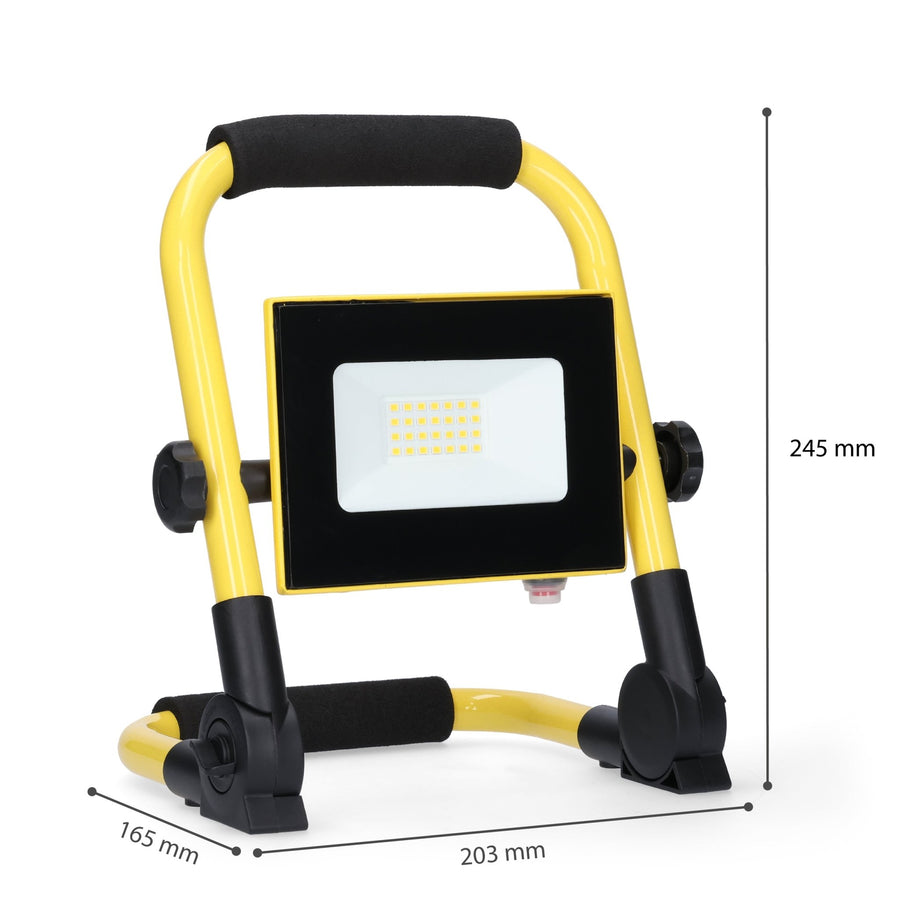 LED's Work Construction Lamp 700 - Foldable &amp; Rotatable - Dust and water resistant - 10W - LED.nl