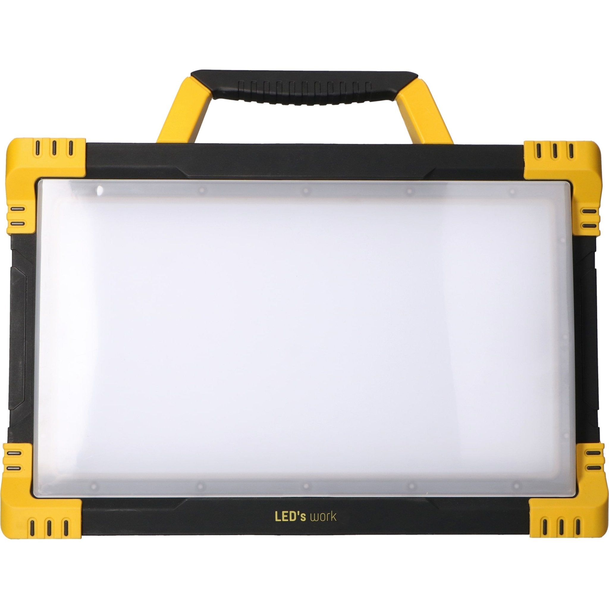LED's Work Bouwlamp 9200 - 2 extra stopcontacten - 5 meter snoer - IP54 water- en stofbestendig Bouwlampen Led.nl