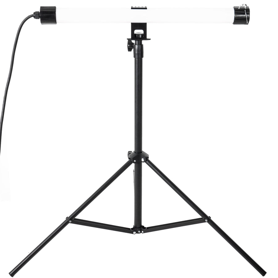 LED-Arbeitsleuchte auf Stativ 1500 - Höhenverstellbar bis 120 cm und drehbar - Leichtgewicht - 20W - lidstore.shop