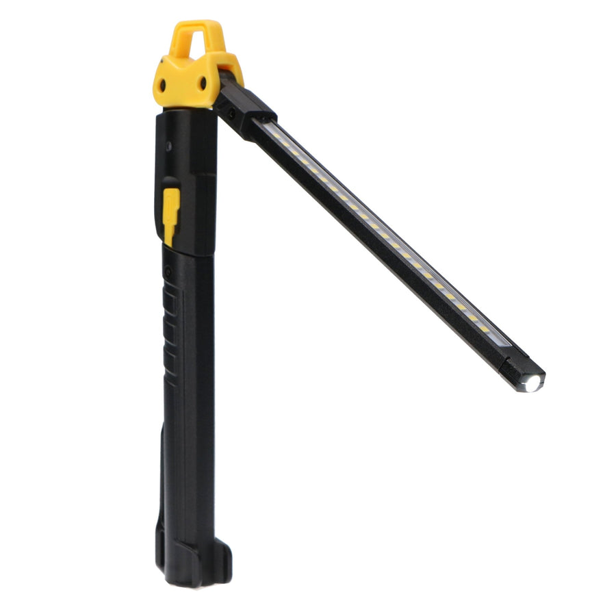 LED's Work Rechargeable Handlamp 500 - Inspektionslampe - Faltbar &amp; Kabellos - Mit Magnet und Haken - lidstore.shop