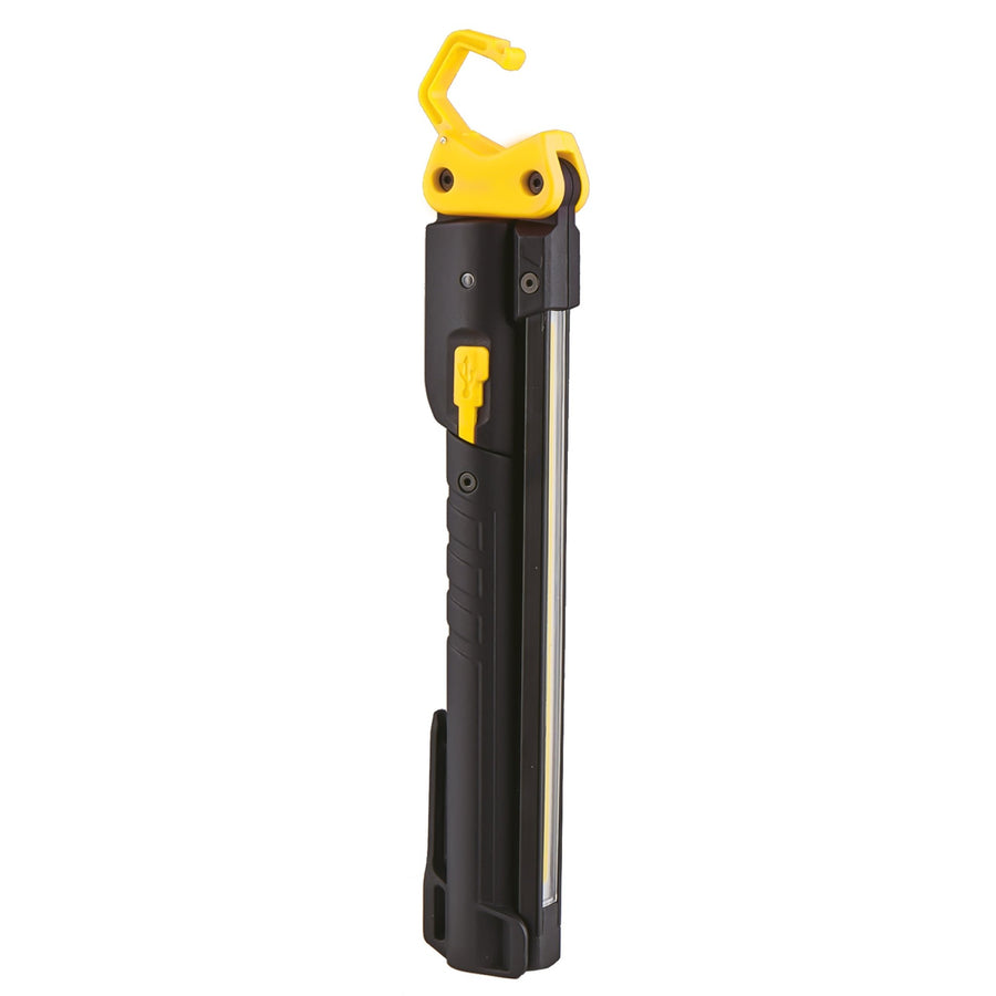LED's Work Rechargeable Handlamp 300 - Inspektionslampe - Faltbar &amp; Kabellos - Mit Magnet und Haken - lidstore.shop
