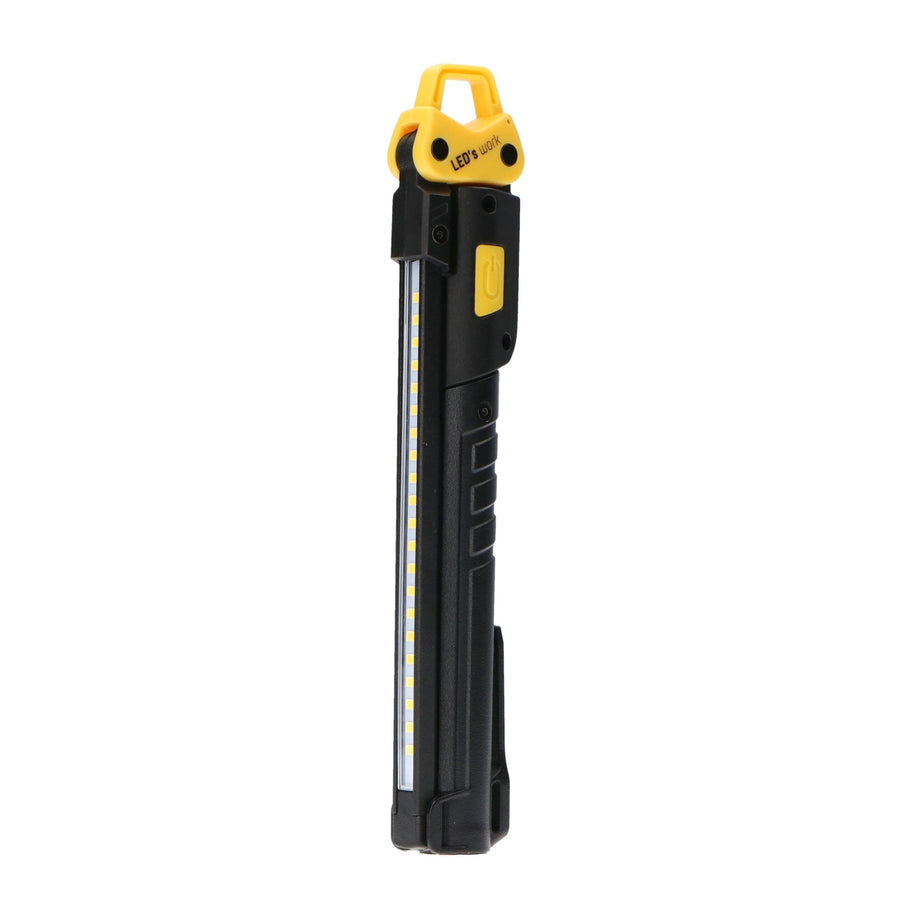 LED's Work Rechargeable Handlamp 300 - Inspektionslampe - Faltbar &amp; Kabellos - Mit Magnet und Haken - lidstore.shop