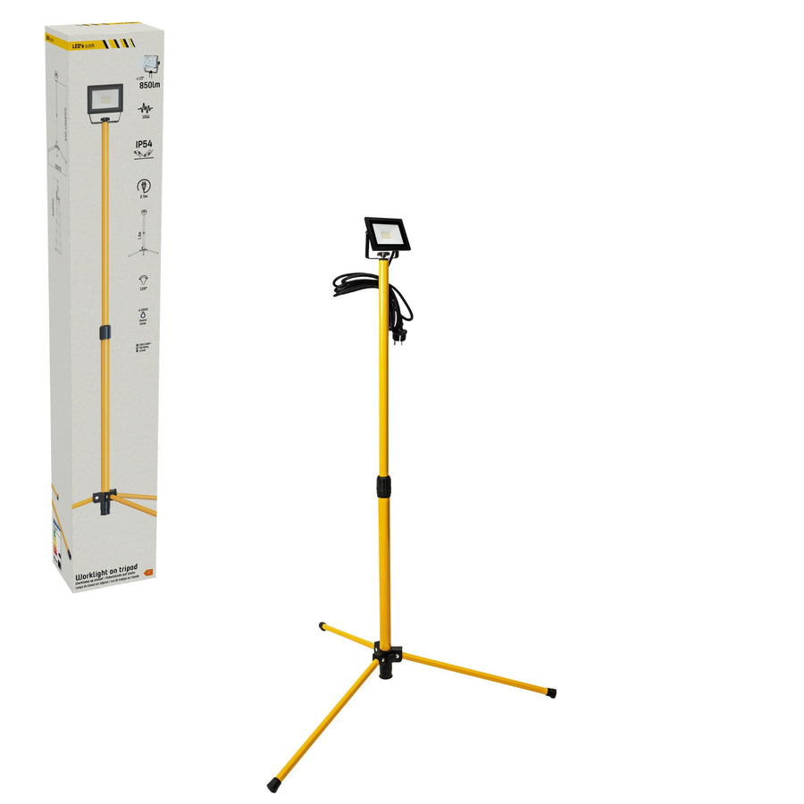 ProWork Tripod LED work light on tripod - Height adjustable - 1060 lm - LED.nl