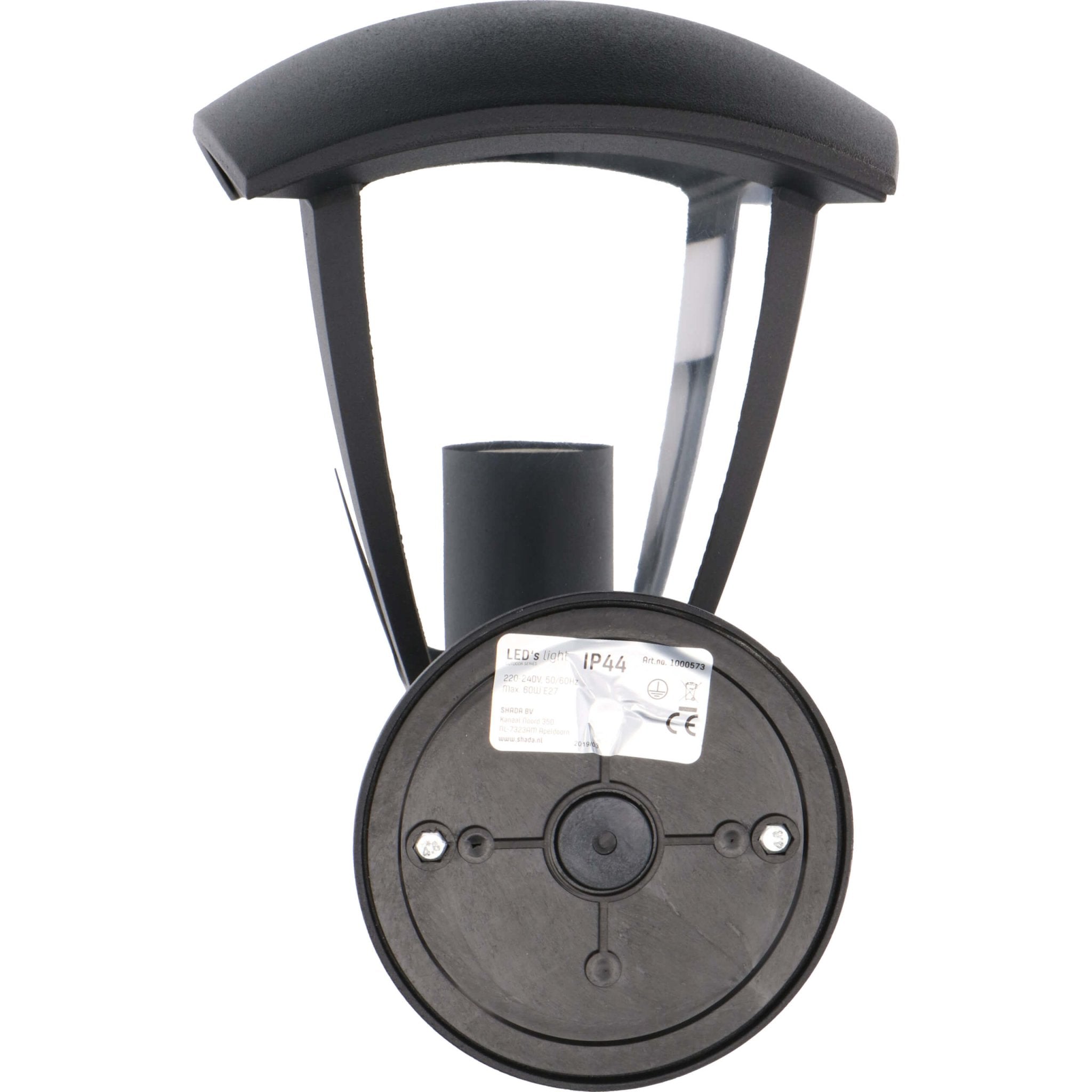 3 pack Retro LED Wandlamp met E27 fitting - Jesi - IP44 - Zwart Wandlampen LED.nl