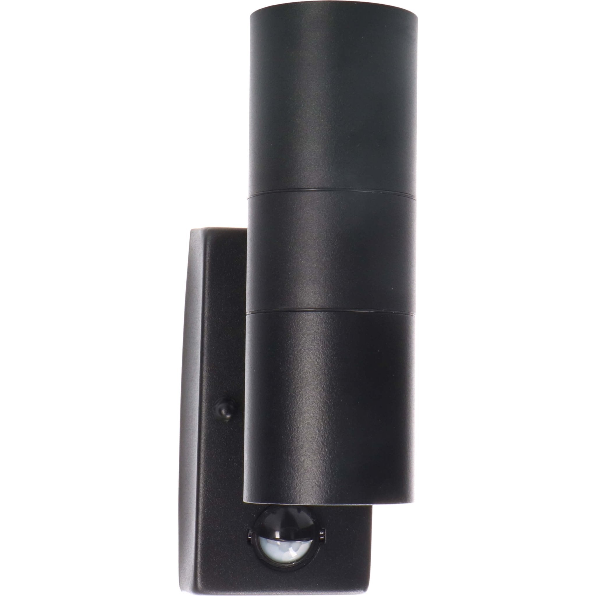 LED's Light RVS LED Buitenlamp met Bewegingssensor - 2 lichts up & down - IP44 - Zwart Buitenlampen LED.nl