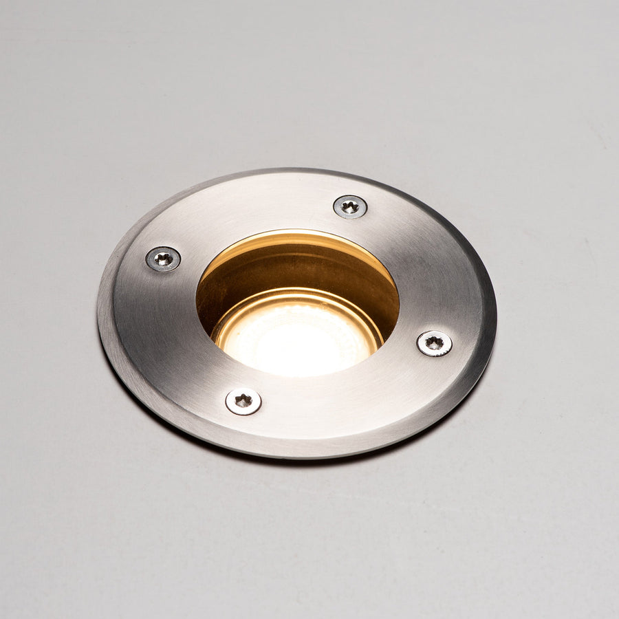 LED's Light stainless steel LED Ground spot recessed round - For driveway and garden - IP67 waterproof - Silver - LED.nl