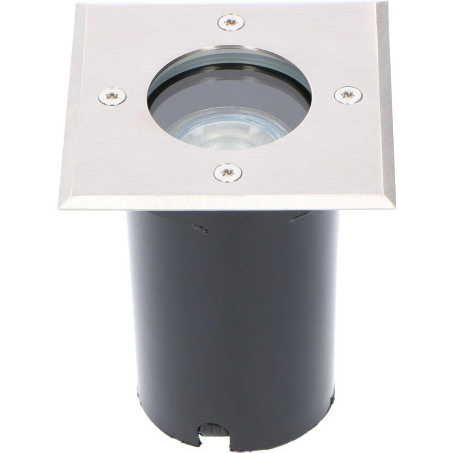 LED's Light stainless steel LED Ground spot recessed square - For driveway and garden - IP67 waterproof - Silver - LED.nl