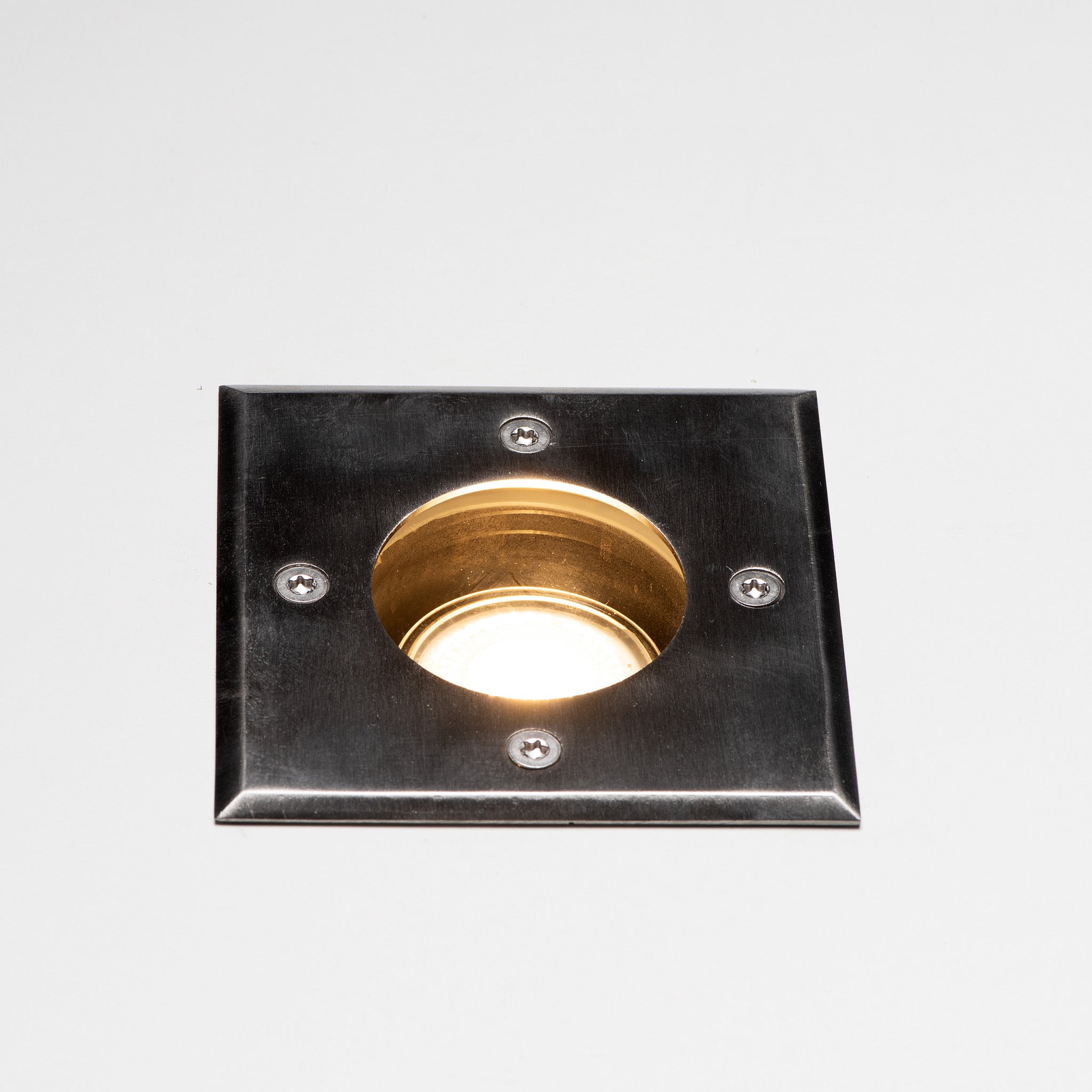 LED's Light RVS LED Grondspot inbouw vierkant - Voor oprit en tuin - IP67 waterdicht - Zilver Grondspotjes LED.nl