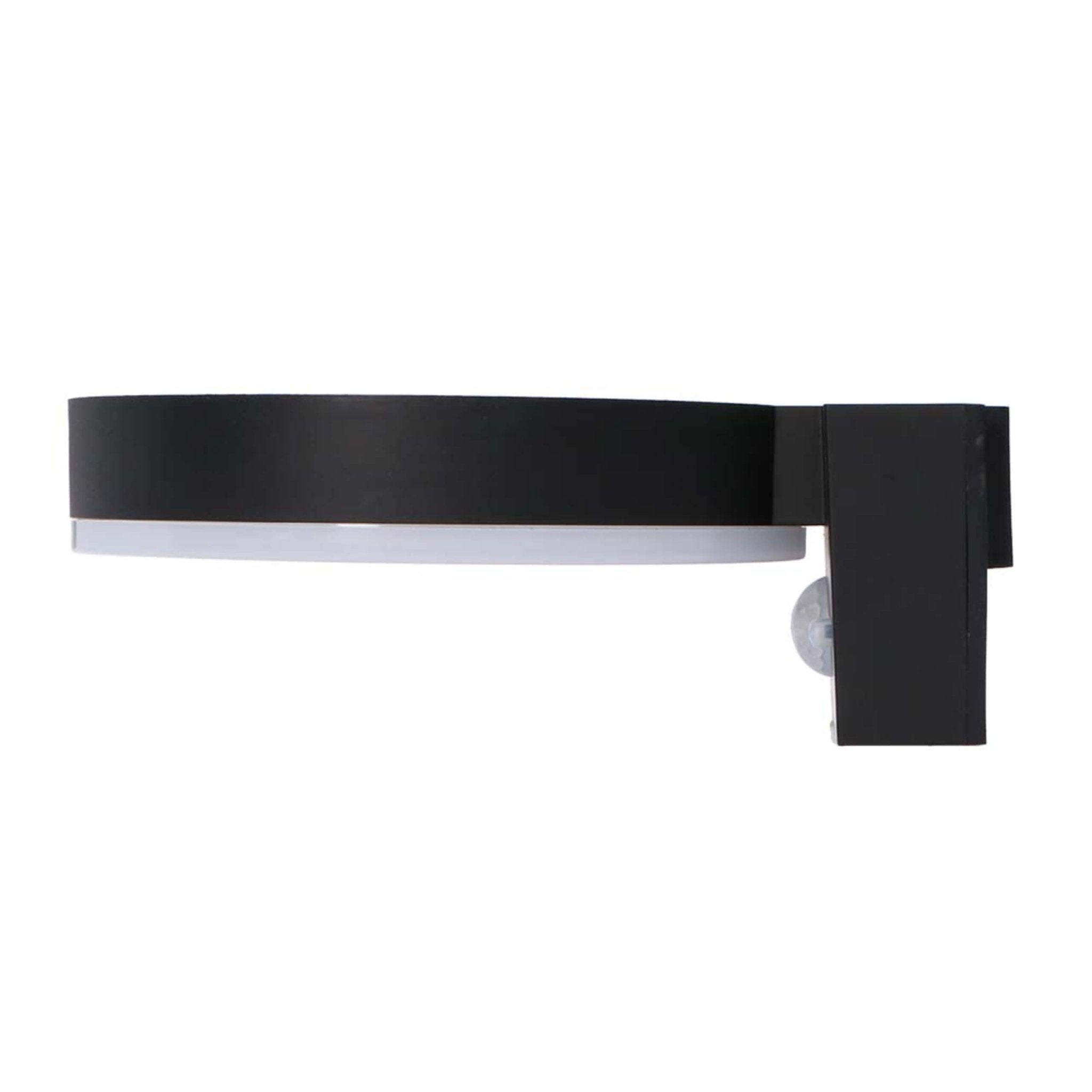 RVS Solar LED Buitenlamp met bewegingssensor - Draadloos - 3 standen - Zwart Buitenlampen LED.nl