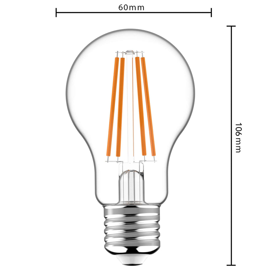Sensor-LED-Lampe E27 mit Dämmerungssensor - Automatisches Einschalten bei Dunkelheit - Warmweiß  - lidstore.shop