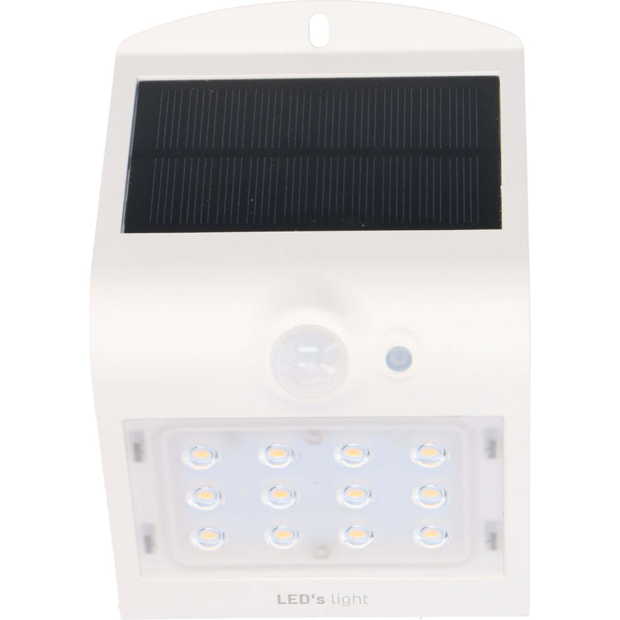LED's Light Solar LED Wandleuchte mit Bewegungsmelder 220 - 3 Leuchtmodi - Automatisches An/Aus - Weiß - lidstore.shop