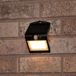 LED's Light Solar LED Buitenlamp met Bewegingssensor 220 - 3 lichtstanden - Automatisch aan/uit - Zwart Buitenlampen LED.nl