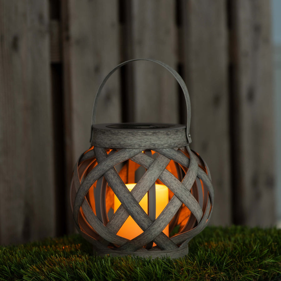 Solar-LED-Kerzen-Tischleuchte mit Sensor – Automatisches Ein-/Ausschalten – IP44 – 15 cm - lidstore.shop