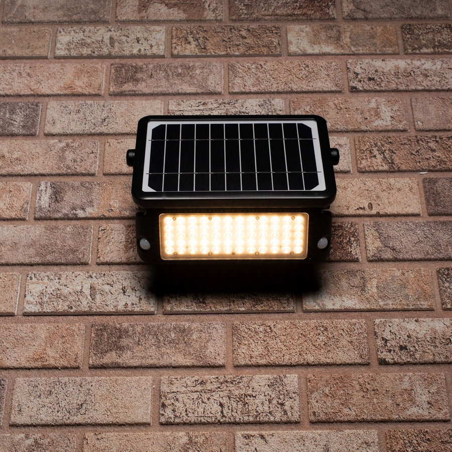 LED's Light Solar LED Floodlight with Motion Sensor - 3 Modes - Wireless - 1080 Lumen - Black - LED.nl