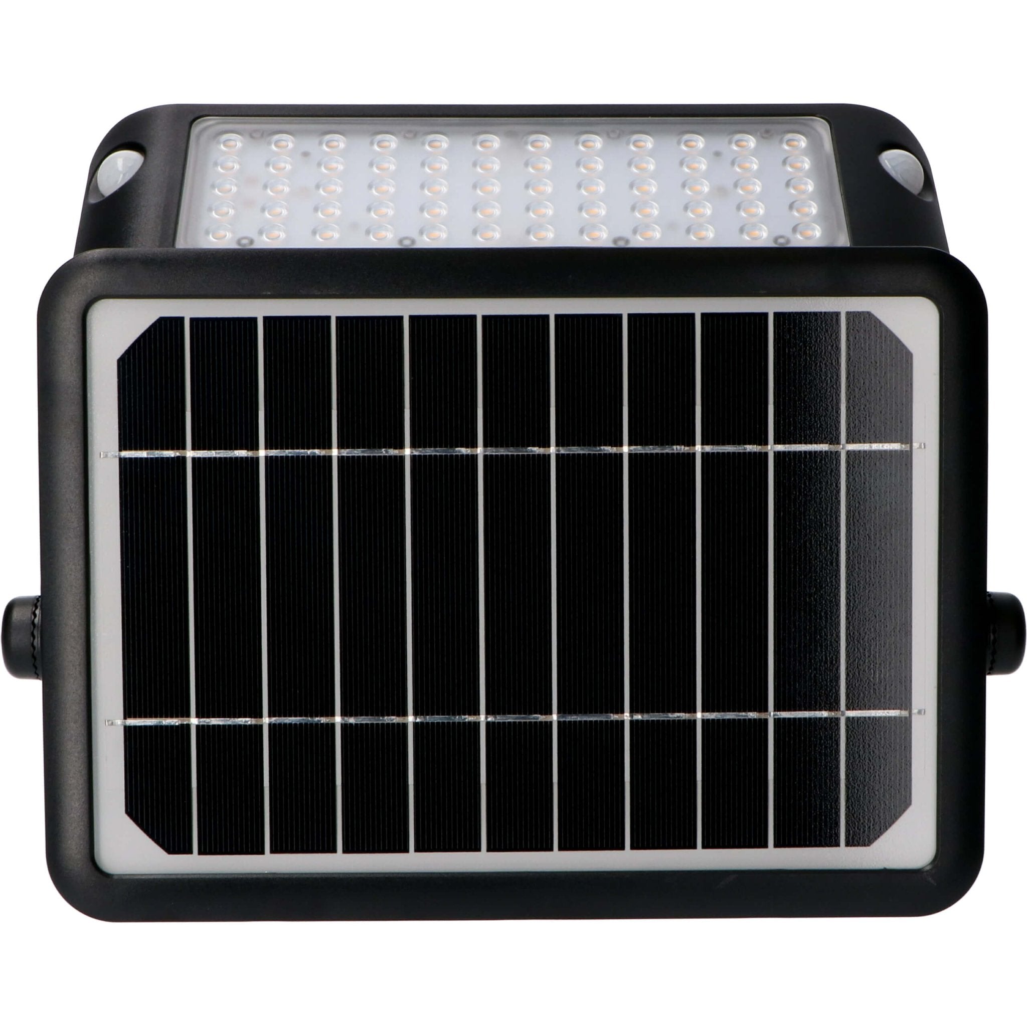 LED's Light Solar LED Schijnwerper met Bewegingssensor - 3 standen - Draadloos - 1080 Lumen - Zwart Buitenlampen LED.nl